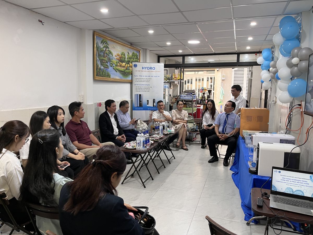 B&Aacute;O C&Aacute;O TỔNG HỢP CHƯƠNG TR&Igrave;NH TỌA Đ&Agrave;M &ndash; WORKSHOP &ldquo;Ứng dụng Hydrogen trong Chăm s&oacute;c v&agrave; Phục hồi Sức khỏe&rdquo;